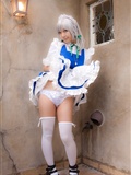 cosplay美女套图 c77 Sakuya Izayoi　白丝假发扮相(1)(93)